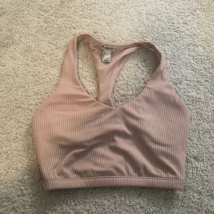 Nude forever 21 sports bra removable padding